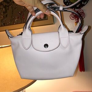 Longchamp Small Top-Handle Mini Bag in Light Pink